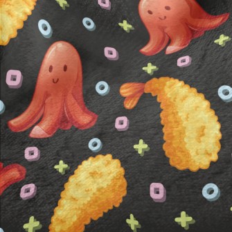 Fried Shrimp And Octopus Hot D Minky