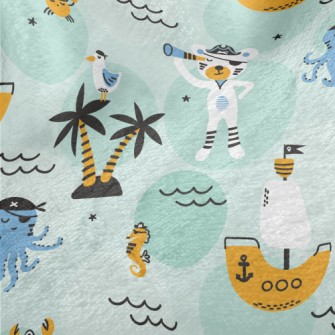 Pirate Ship Crab Octopus Minky