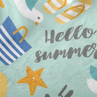 Summer Beach Gear Minky