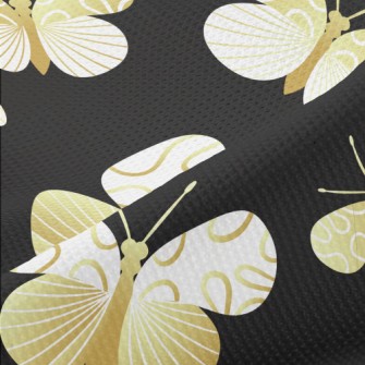 Mysterious Pattern Butterfly Piqué