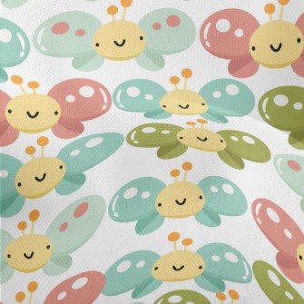 Cartoon Butterfly Lightweight Performance Linen