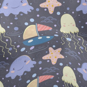 Fantasy Underwater World Lightweight Performance Linen