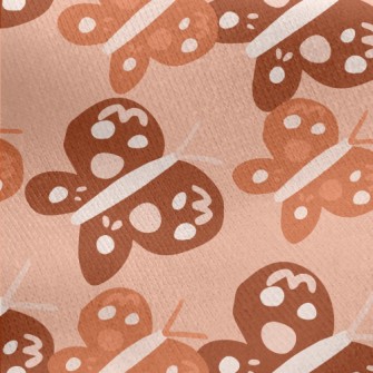 Group Of Cute Butterflies Jersey Backed Fleece