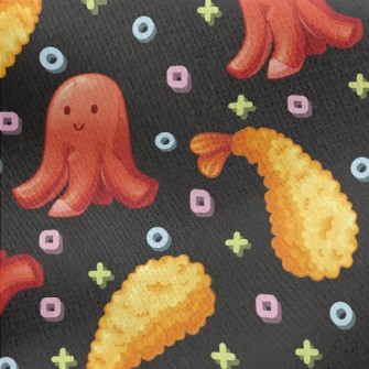 Fried Shrimp And Octopus Hot D Jersey Backed Fleece