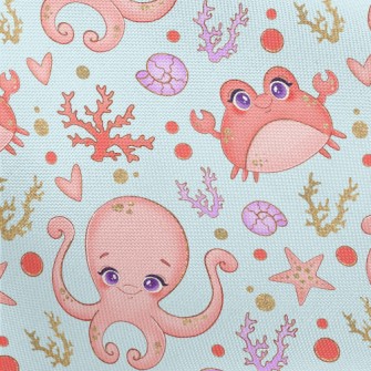 Big Eyed Crab Octopus Pongee