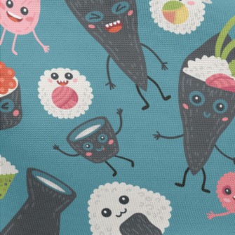 Funny Japanese Sushi Pongee