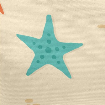 Cute Starfish Pongee