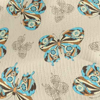 Mysterious Color Butterfly Stretch Jersey