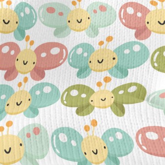 Cartoon Butterfly Stretch Jersey