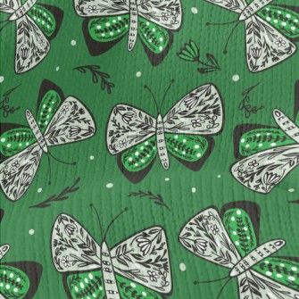 Creative Carved Butterfly Stretch Jersey