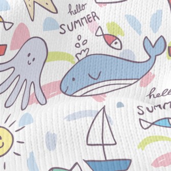 Lighthouse Whale Octopus Stretch Jersey