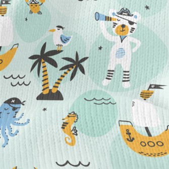 Pirate Ship Crab Octopus Stretch Jersey
