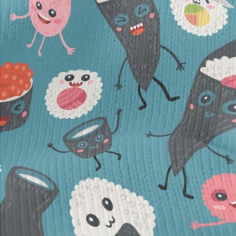 Funny Japanese Sushi Stretch Jersey