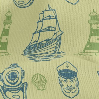 Old Captain Lighthouse Diving Stretch Jersey