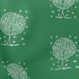 Fairy Tale Forest Tree Lightweight Cotton Poplin
