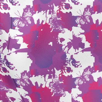 Gloomy Flower Skull Lightweight Cotton Poplin