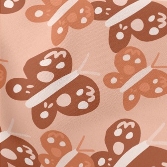 Group Of Cute Butterflies Lightweight Cotton Poplin