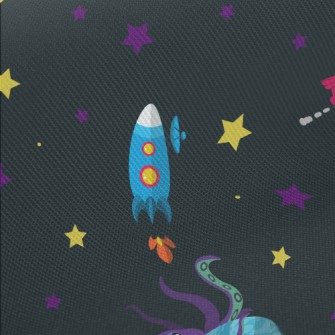 Unknown Planet In Outer Space Midweight Cotton Poplin