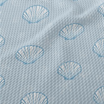 Elegant Shell Starfish Birdseye Piqué