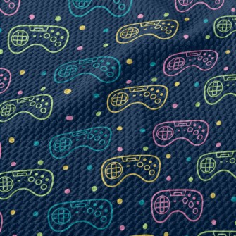 Fluorescent Light Handle Birdseye Piqué