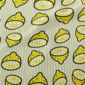 Sour Sliced Lemon Birdseye Piqué