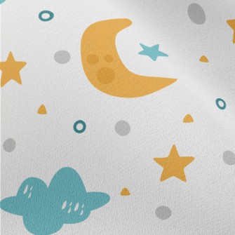 Moon Star Planet Chiffon