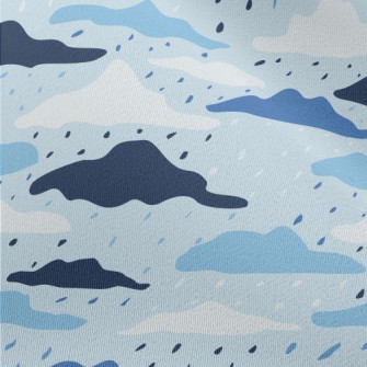 Clouds And Rainy Day Chiffon