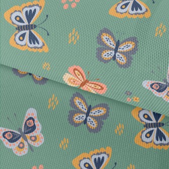 Butterflies Flying Everywhere Waterproof Oxford