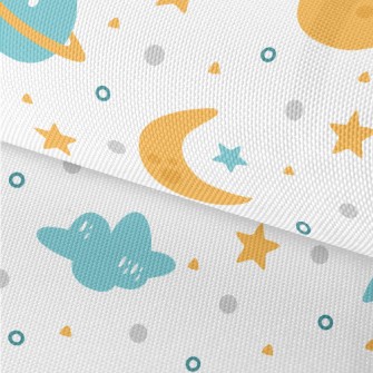Moon Star Planet Waterproof Oxford