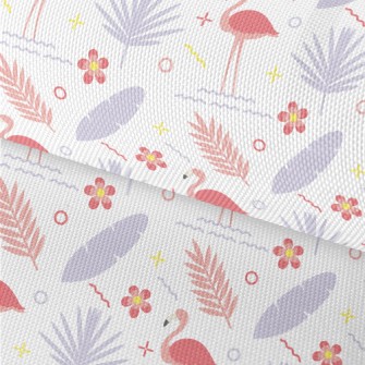 Tropical Flowers And Plants Fl Waterproof Oxford
