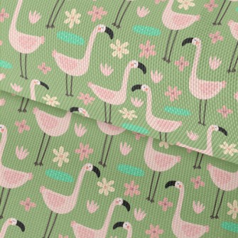 Garden Cartoon Flamingo Waterproof Oxford