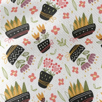 Classic Flower Pots Waterproof Canvas