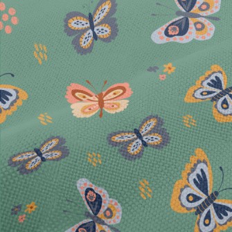 Butterflies Flying Everywhere Performance Linen