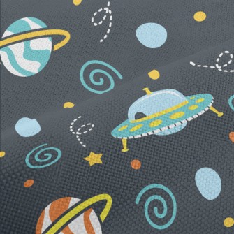 Space Planet UFO Performance Linen