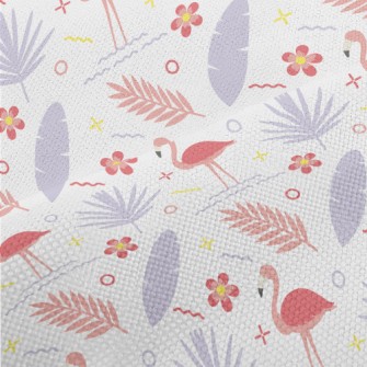 Tropical Flowers And Plants Fl Performance Linen