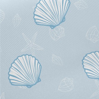 Elegant Shell Starfish Twill