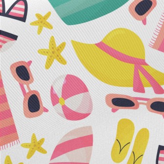 Beach Vacation Supplies Twill