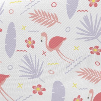 Tropical Flowers And Plants Fl Twill