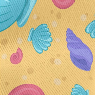 A Variety Of Colorful Shells Standard Corduroy