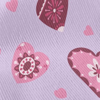 Valentine&#39;s Day Painted He Standard Corduroy