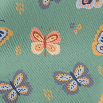 Butterflies Flying Everywhere Standard Corduroy