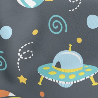 Space Planet UFO Stretch Ponte