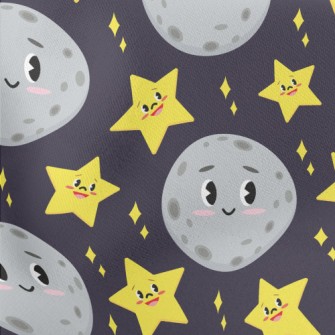 Blushing Moon And Stars Stretch Ponte