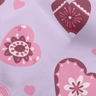 Valentine&#39;s Day Painted He Micro Fleece