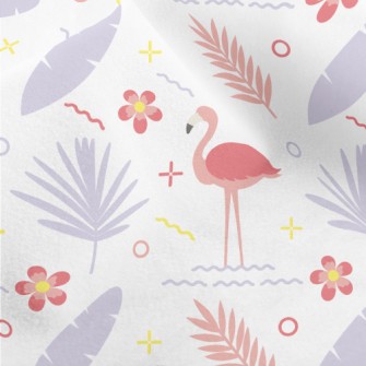 Tropical Flowers And Plants Fl Micro Fleece