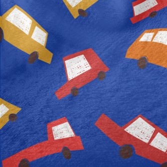 Multi-color Block Cars Minky