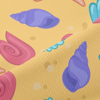 A Variety Of Colorful Shells Piqué