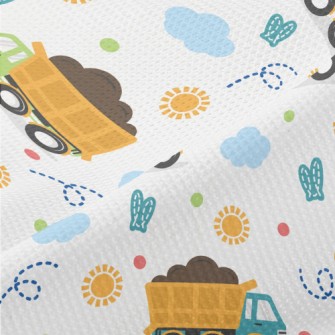 Cartoon Big Truck Piqué