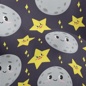 Blushing Moon And Stars Lightweight Performance Linen