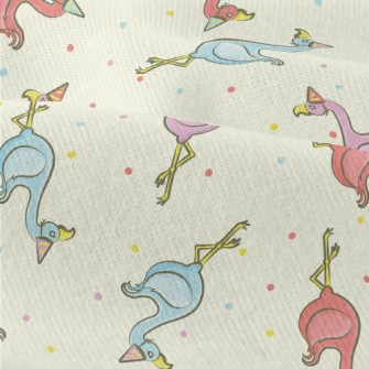 Colorful Birthday Flamingo Modern Jersey